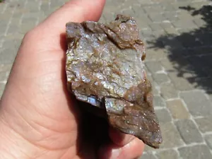 PC ESCASA Piedra lunar melocotón con fuego azul 182 gramos - Imagen 1 de 6