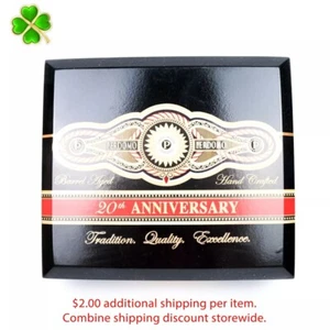 Perdomo 656 Maduro 20th Anniversary Empty Wood Cigar Box 8" x 7" x 3" - Picture 1 of 12
