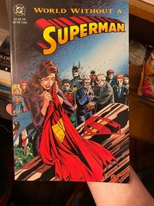 World Without a Superman DC Comics TPB 1993 1st Print Justice League Doomsday - Bild 1 von 2