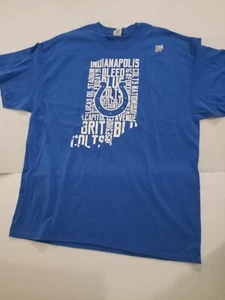 Indianapolis Colts Gr. XL T-Shirt mit State Logo Grafik auf der Rückseite NFL - Bild 1 von 5