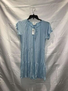 MSRP $50 Style & Co Women's Light Blue Shift Dress Size Medium P - Picture 1 of 2