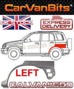 FOR SUZUKI GRAND VITARA FT GT 97-05 REAR WHEEL ARCH REPAIR BODY OUTER PANEL LEFT - Picture 1 of 5