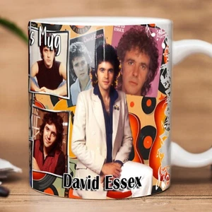 Taza/regalo personalizada David Essex. Impreso a mano por encargo. Diseño único - Imagen 1 de 3