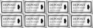 Vendrite Washer Pricing Deposit Decal WP $2.25 Model Number WP $2.25 - Picture 1 of 1