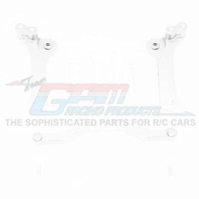 GPM Racing Aluminum Rear Shock Mount (9Pcs) Set Silver : Maxx - Image 1 of 4