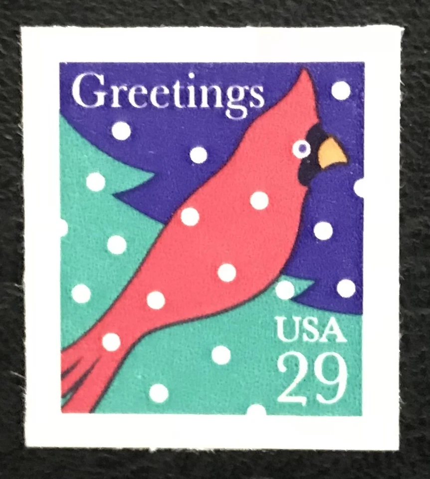 1994 Scott #2874, 29¢, CARDINAL IN SNOW - Booklet Single - Mint NH -   - Image 1 of 1