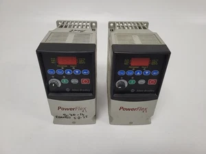 Menge 2 Allen Bradley 22A-D2P3N104 PowerFlex 4 AC Antrieb 1,0 PS Teile - Bild 1 von 9