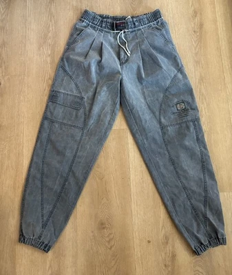 VTG Gitano 80’s Men’s 30 X 32 Cinch Waisted Jeans Pleated Cargo AC Slater WOW - Image 1 of 4