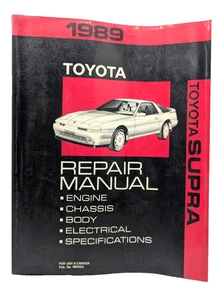 1989 Toyota Supra Factory Shop Workshop Service Repair Manual Turbo 89 OEM Book - Bild 1 von 13