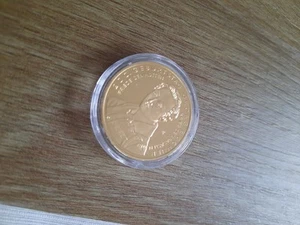 10 EURO Gedenkmünze vergoldet Deutschland 200. Geburtstag Georg Büchner 2013 - Bild 1 von 2