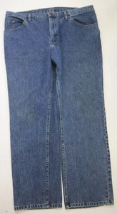 Lee Blue Denim Jeans Pants Solid Cotton Mans Men's 40" x 30" WS456 - Picture 1 of 8