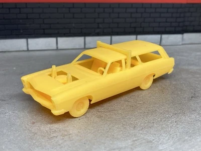 1/64 3D Printed 1967 Ford Station Wagon Demolition Derby Car For Diecast Diorama - Image 1 of 4