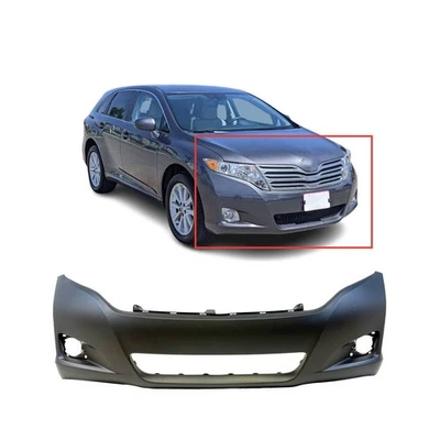 Front Bumper Cover for 2009-2016 Toyota Venza w Fog Light holes 521190T900 - Image 1 of 4