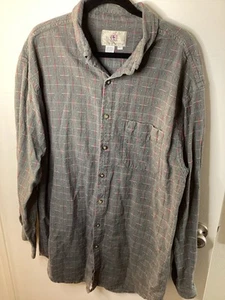 Territory Ahead Shirt Mens XXL-T Heavyweight Jacquard Woven Long Sleeve Button - Picture 1 of 9