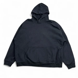 Abercrombie & Fitch Soft AF Fleece Black Hoodie Oversized Sweatshirt Mens XXL - Picture 1 of 8