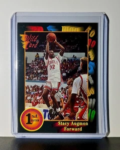 Stacy Augmon 1992 Wild Card NCAA #47 Card UNLV Runnin' Rebels - Picture 1 of 2