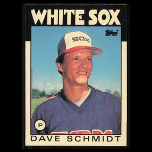 Dave Schmidt #99T 1986 Tiffany Topps Traded Chicago White Sox Baseball Card MLB - Picture 1 of 3