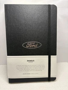 Leeres Shinola Detroit Notizbuch der Marke Ford - schwarz - 8,5 x 5,5 Zoll - Hardcover - Bild 1 von 2