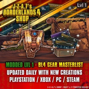 Borderlands 4✨MODDED LEVEL 1 ONE BL4 GEAR, WEAPONS, ITEMS, GUNS✅PC-PS-XBOX✨ - Picture 1 of 66