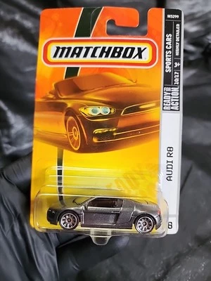 2007 Matchbox MBX Metal AUDI R8 #18 Unopened GRAY C2 - Image 1 of 4