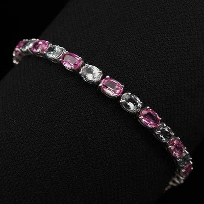 Squisiti bracciali fatti a mano in argento sterling 925 18,85 carati con... - Immagine 1 di 4