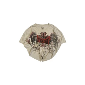 Tap Out MPS Territory Short Sleeve Skull Graphic T Shirt White XL - Picture 1 of 4