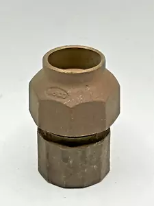 1" Nibco 503 - ausgestellte Buchse Adapter 1 Zoll FL x F - Bronze - Bild 1 von 4