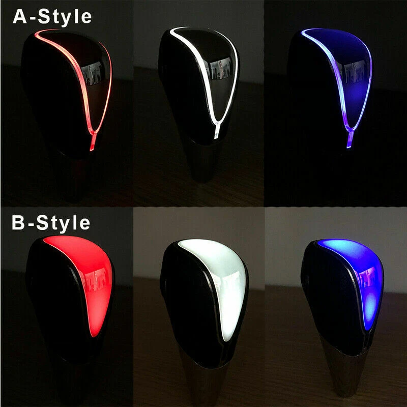 Car Gear Shift Knob Head LED Light Touch Activated Sensor USB Charging Handle 、 - Image 1 of 4