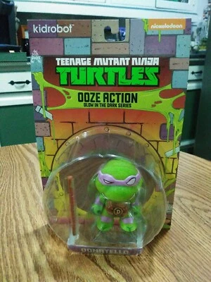Kidrobot Teenage Mutant Ninja Turtles DONATELLO Ooze Action Glow Series, TMNT - Image 1 of 4
