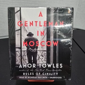 Gentleman In Moscow A Novel by Amor Towles 2016 Compact Disc - Imagen 1 de 5