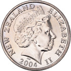 New Zealand 5 Cents Coin | Queen Elizabeth II | Tuatara Lizard | 1999 - 2006