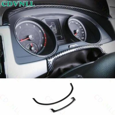 Painel de painel console central fibra de carbono ABS para Volkswagen Atlas 2018-2019 - Imagem 1 de 4