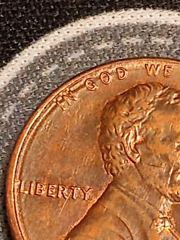 1987 P LINCOLN Penny obverse collar die clash Cover