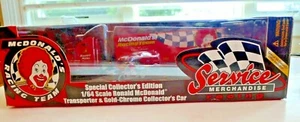 1998 NASCAR Racing #94 Bill Elliott 1:64 McDonalds Transporter & Gold-Chrome Car - Bild 1 von 5