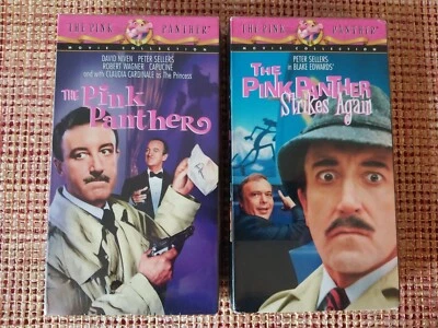 Pink Panther + The Pink Panther Strikes Again 1 & 2 (VHS Lot) NEW, Sealed - Image 1 of 4