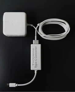 Apple 60W MagSafe 2 A1435 charger with FREE usb c adapter - fast charge warranty - Picture 1 of 10
