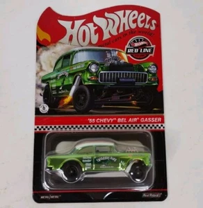 RLC Hot Wheels Red Line '55 Chevy Bel Air Gasser Green Triassic-Five - Picture 1 of 3