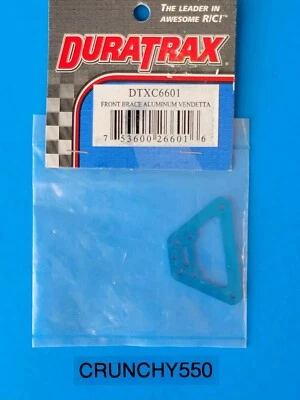Duratrax Vendetta Front Brace Aluminum DTXC6601 Vintage RC - Image 1 of 3