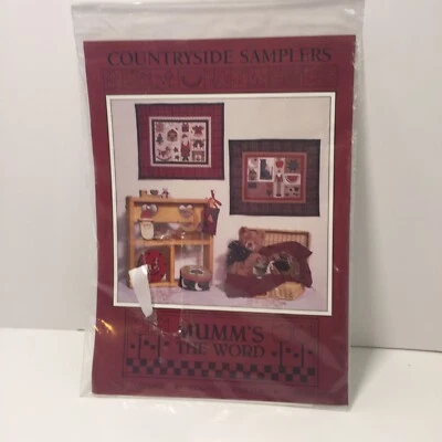 Countryside Samplers Quilt Pattern Mumm's the Word 17" x 14.5" - Image 1 of 3