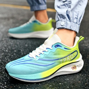 Men's Marathon Racing Shoes Carbon Plate Sports Running Shoes Cushioned Athletic - Picture 1 of 11