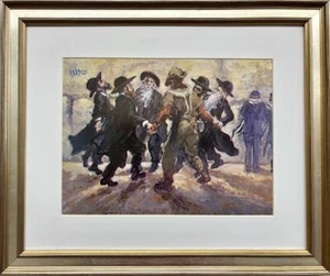 Martha Moore "Die Klagemauer" NEU GERAHMTE KUNST religiös Jerusalem Kotel NEU - Bild 1 von 3