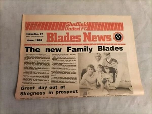 June 1985 SHEFFIELD UNITED Blades News - Issue No 37 (Tony Philliskirk) - Picture 1 of 2