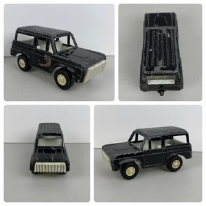 Vintage Car Tootsie Black Bronco Toy Made in Chicago USA - Picture 1 of 14