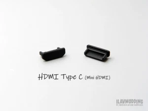 HDMI Tipo C (Mini HDMI) Hembra - Tapa Enchufe Cubierta Antipolvo [3 piezas] - Imagen 1 de 13
