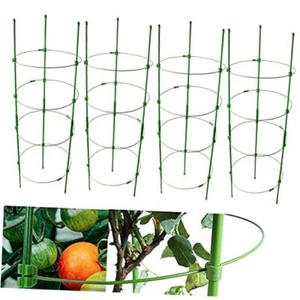 Adjustable Tomato Plant Support Cages 36 inches Garden Cucumber Trellis, 4 Pcs - Picture 1 of 7