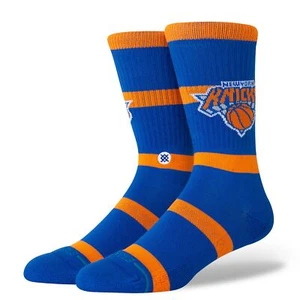Stance NBA 2024 Prep Crew Socks - Large - NEW YORK KNICKS - Picture 1 of 3