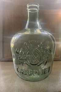 Vidrios San Miguel HUGE 17” Tall 100% Recycled Glass Clea Blue Cabernet Wine Jug - Bild 1 von 8