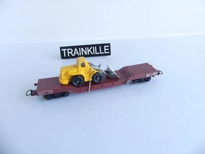 JOUEF FRANCE HO DREHGESTELL-TIEFWAGEN + CORGI-BAGGER - Bild 1 von 3