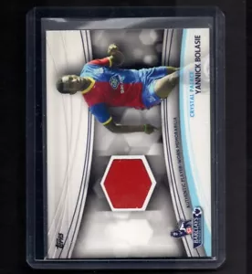 YANNICK BOLASIE 2013 Topps Premier League Patch Soccer Card PALACE #JR-YB PSA - Picture 1 of 2