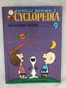 Peanuts Charlie Brown's 'CYCLOPEDIA BOOK #9 Incredible Universe - Stars Holes - Picture 1 of 2